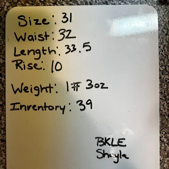 Vintage 90’s BKLE Buckle Shayla Jeans 31 Straight Leg Medium Wash Mid Rise Y2K - Picture 3 of 15